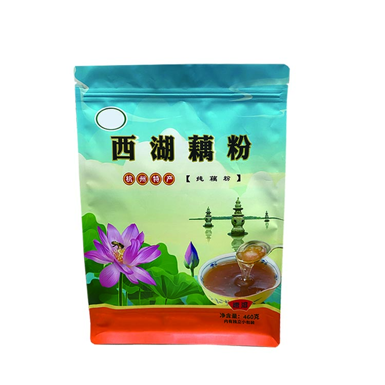 杭州特產包裝藕粉食品袋定制